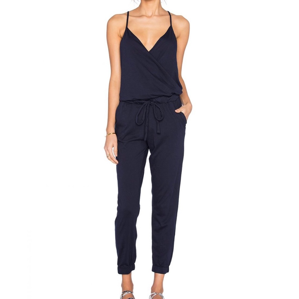 Bobi Supreme Jersey Tied Waist jumpsuit